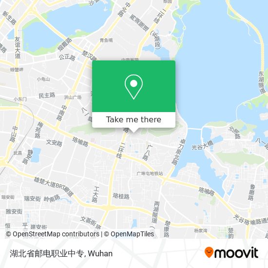 湖北省邮电职业中专 map