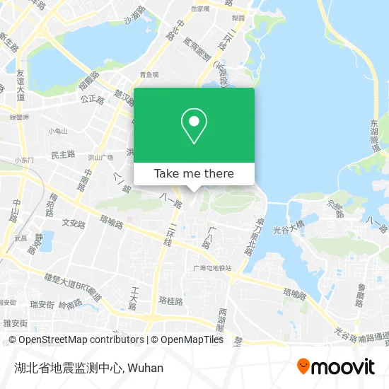 湖北省地震监测中心 map