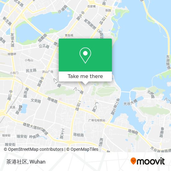 茶港社区 map