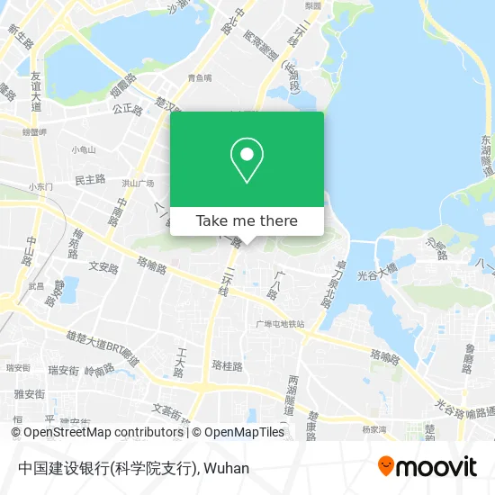 中国建设银行(科学院支行) map