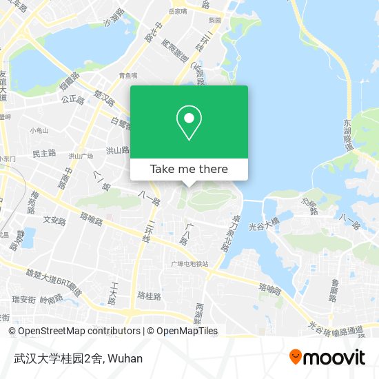 武汉大学桂园2舍 map