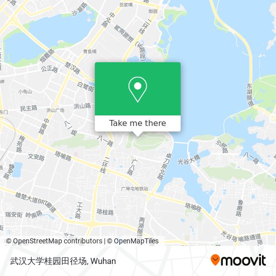 武汉大学桂园田径场 map