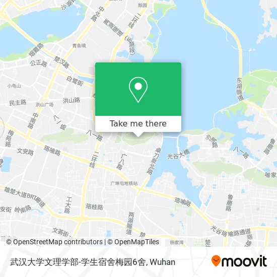 武汉大学文理学部-学生宿舍梅园6舍 map