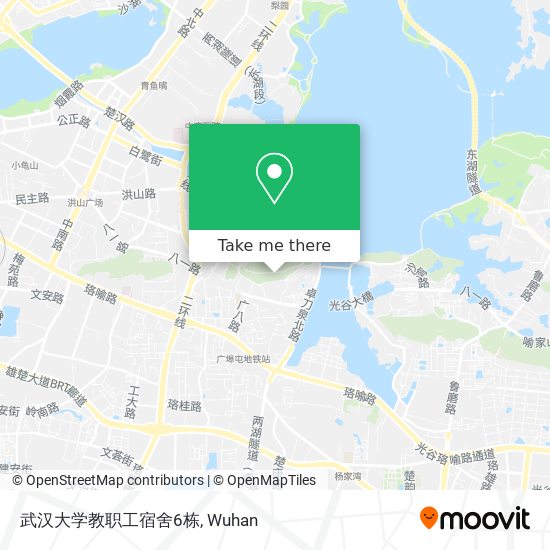 武汉大学教职工宿舍6栋 map