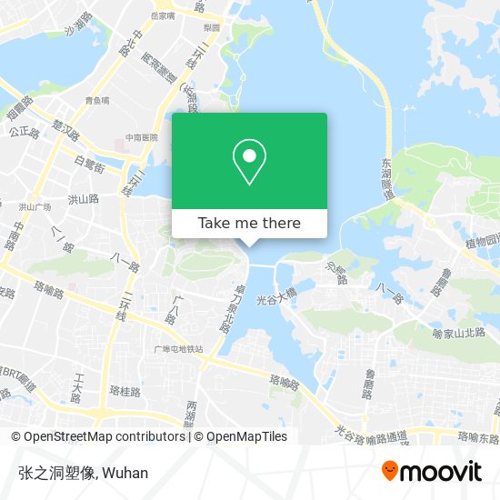 张之洞塑像 map
