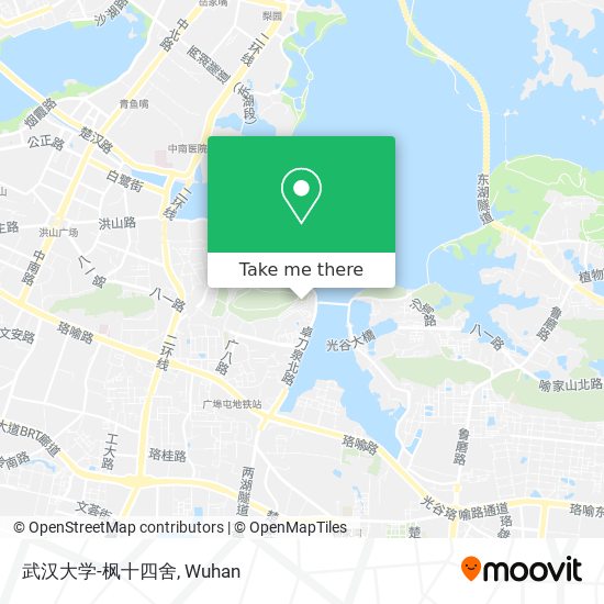 武汉大学-枫十四舍 map