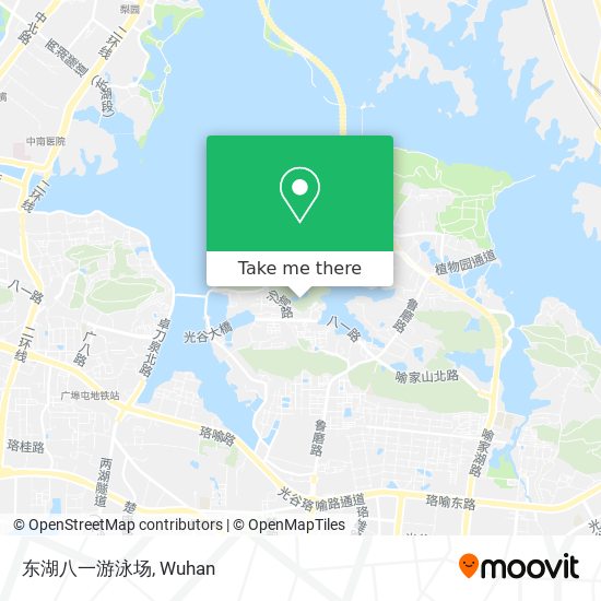 东湖八一游泳场 map