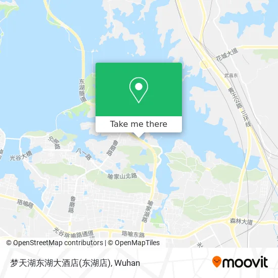梦天湖东湖大酒店(东湖店) map