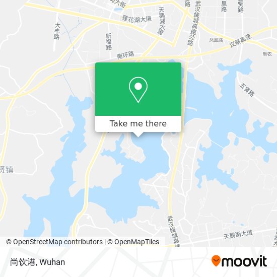 尚饮港 map