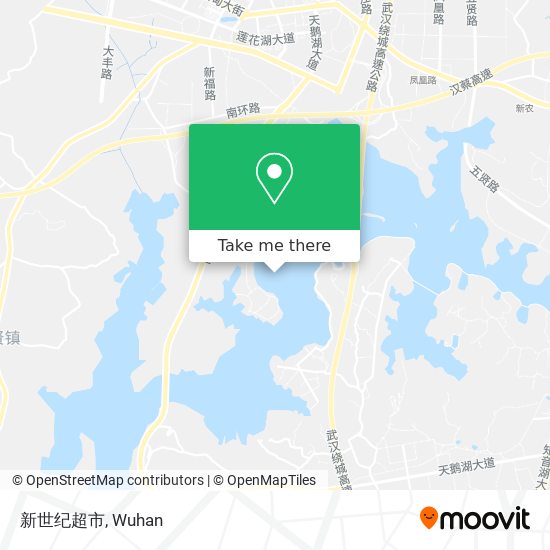 新世纪超市 map
