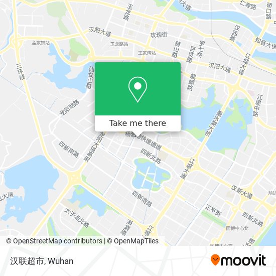 汉联超市 map