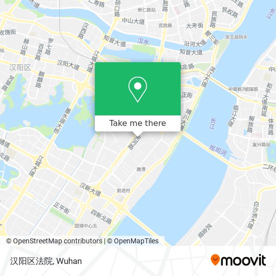 汉阳区法院 map