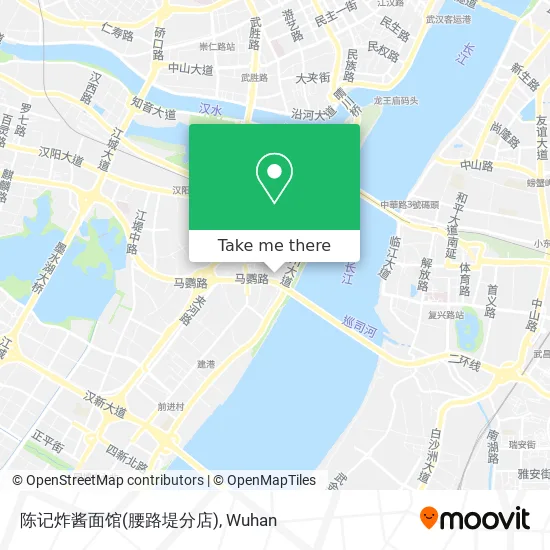 陈记炸酱面馆(腰路堤分店) map