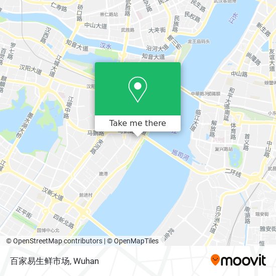 百家易生鲜市场 map