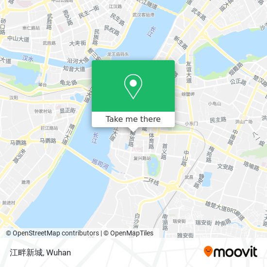 江畔新城 map
