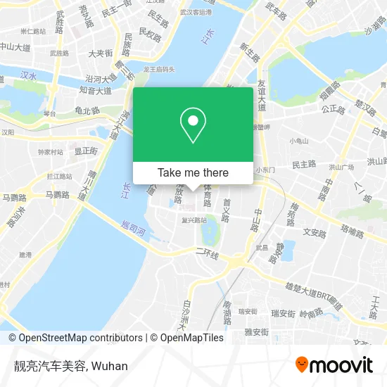 靓亮汽车美容 map