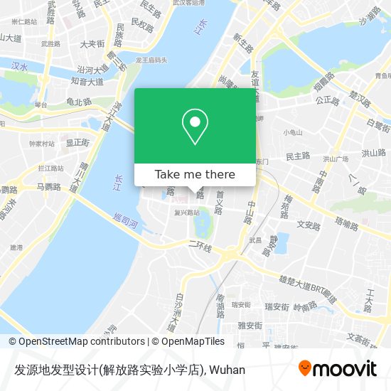 发源地发型设计(解放路实验小学店) map