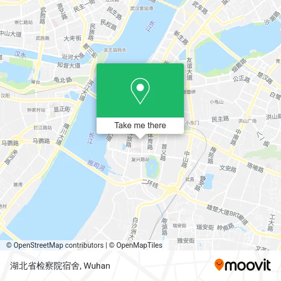 湖北省检察院宿舍 map