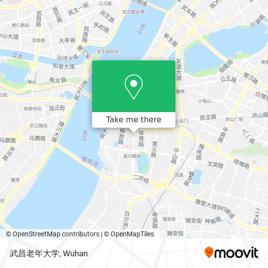 武昌老年大学 map