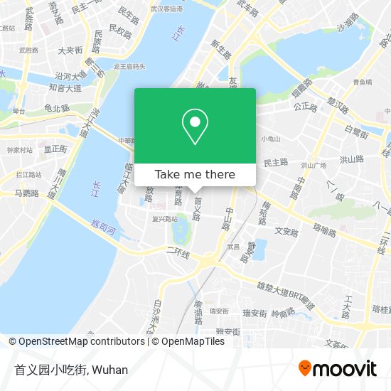 首义园小吃街 map
