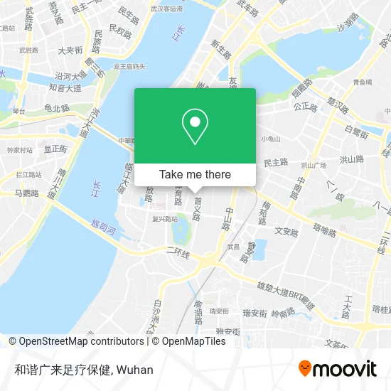 和谐广来足疗保健 map