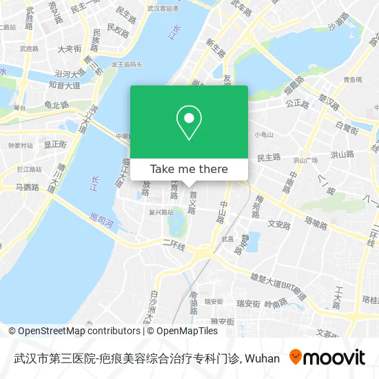 武汉市第三医院-疤痕美容综合治疗专科门诊 map