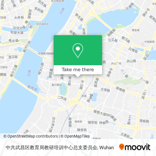 中共武昌区教育局教研培训中心总支委员会 map