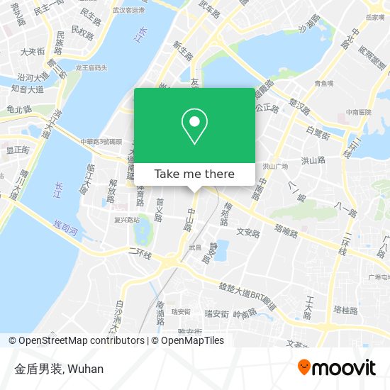 金盾男装 map