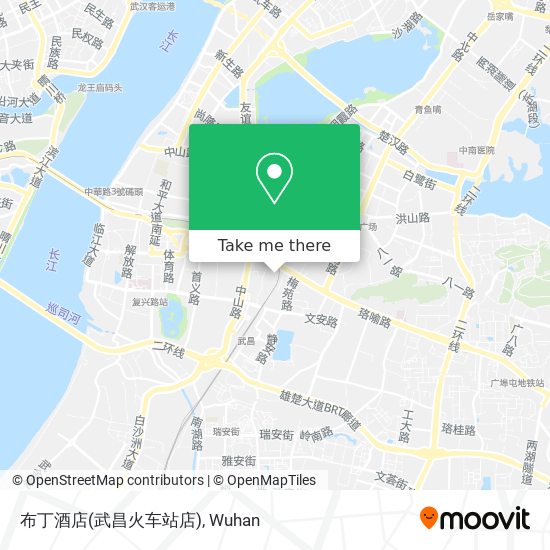 布丁酒店(武昌火车站店) map