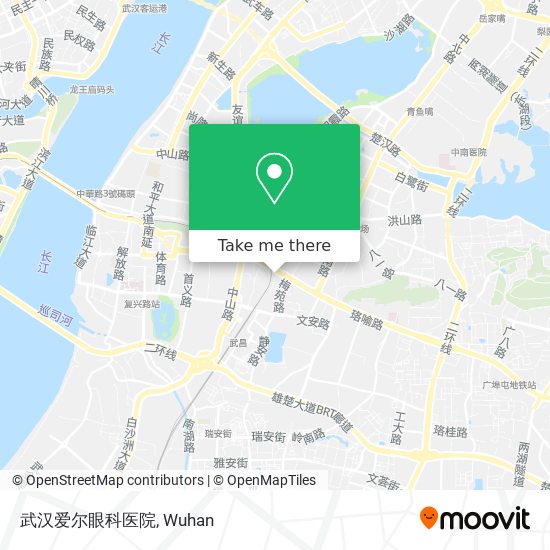 武汉爱尔眼科医院 map