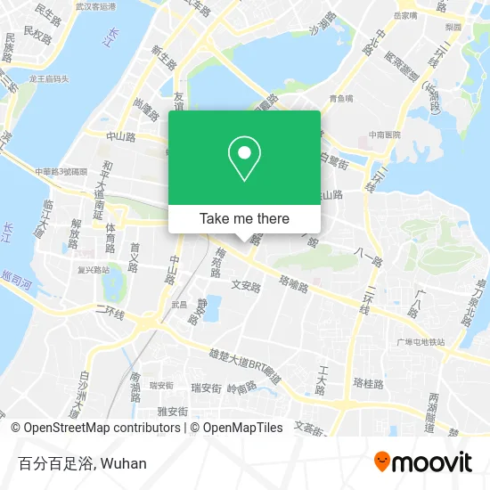 百分百足浴 map