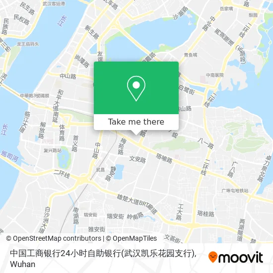 中国工商银行24小时自助银行(武汉凯乐花园支行) map