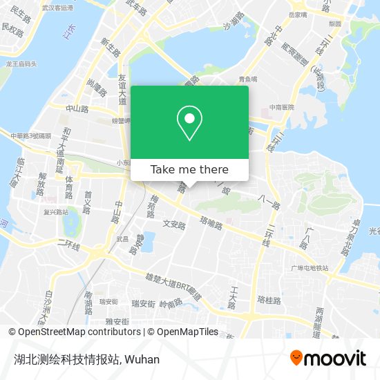 湖北测绘科技情报站 map
