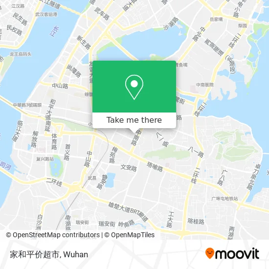 家和平价超市 map