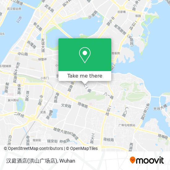 汉庭酒店(洪山广场店) map