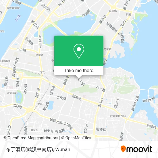 布丁酒店(武汉中南店) map
