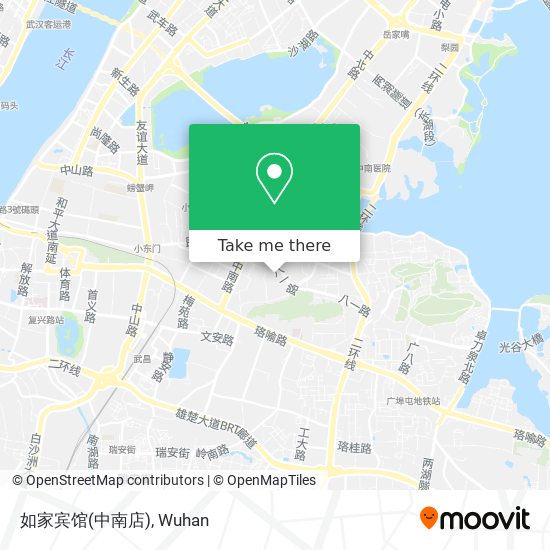如家宾馆(中南店) map