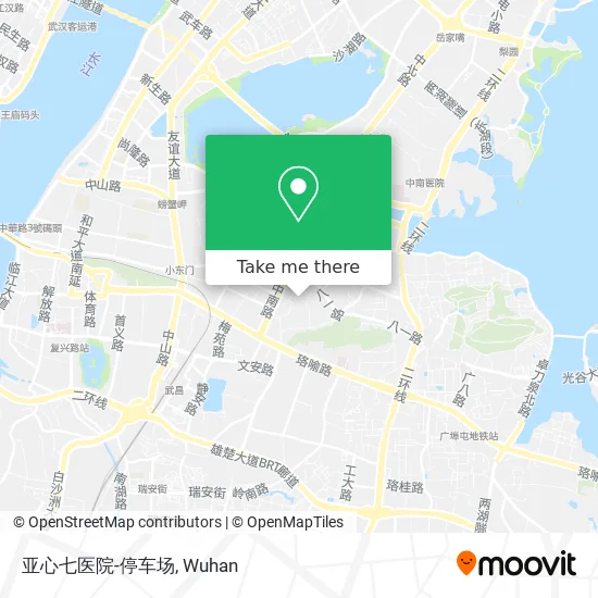 亚心七医院-停车场 map