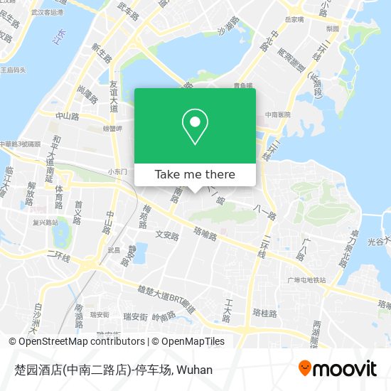 楚园酒店(中南二路店)-停车场 map