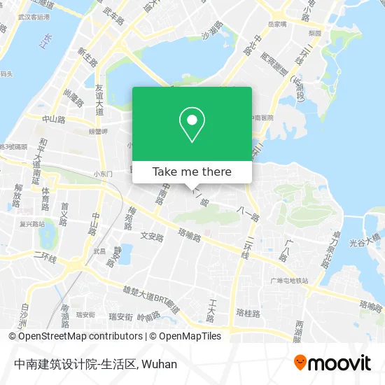 中南建筑设计院-生活区 map