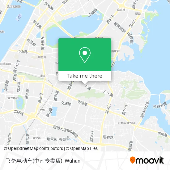 飞鸽电动车(中南专卖店) map