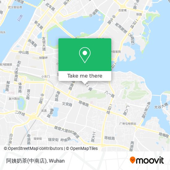 阿姨奶茶(中南店) map