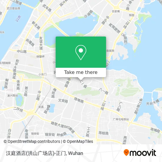 汉庭酒店(洪山广场店)-正门 map
