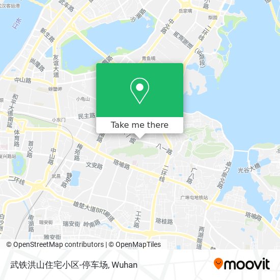 武铁洪山住宅小区-停车场 map