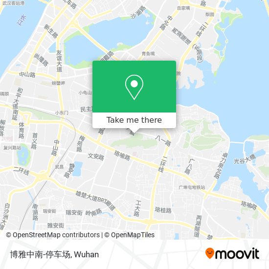 博雅中南-停车场 map