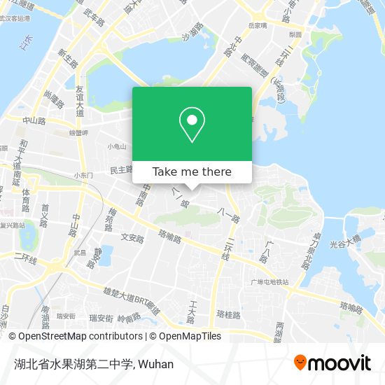 湖北省水果湖第二中学 map