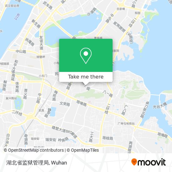 湖北省监狱管理局 map