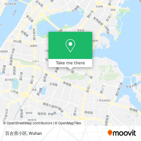 百合营小区 map