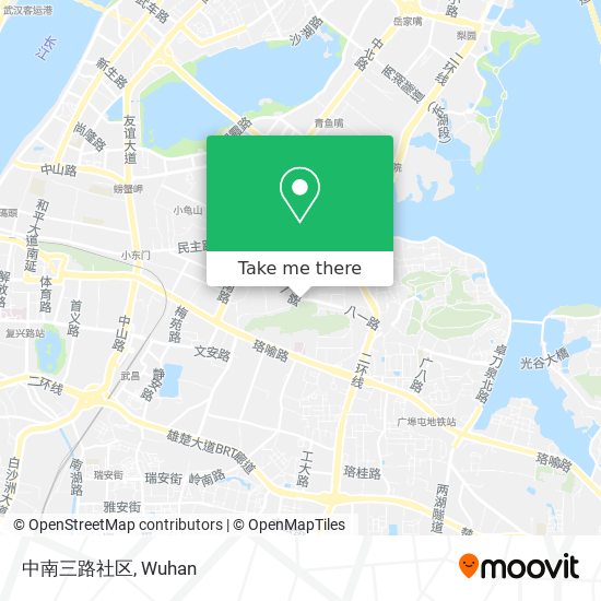 中南三路社区 map