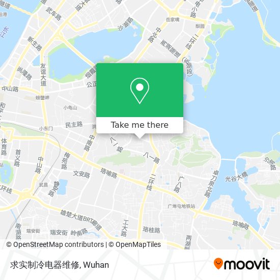 求实制冷电器维修 map